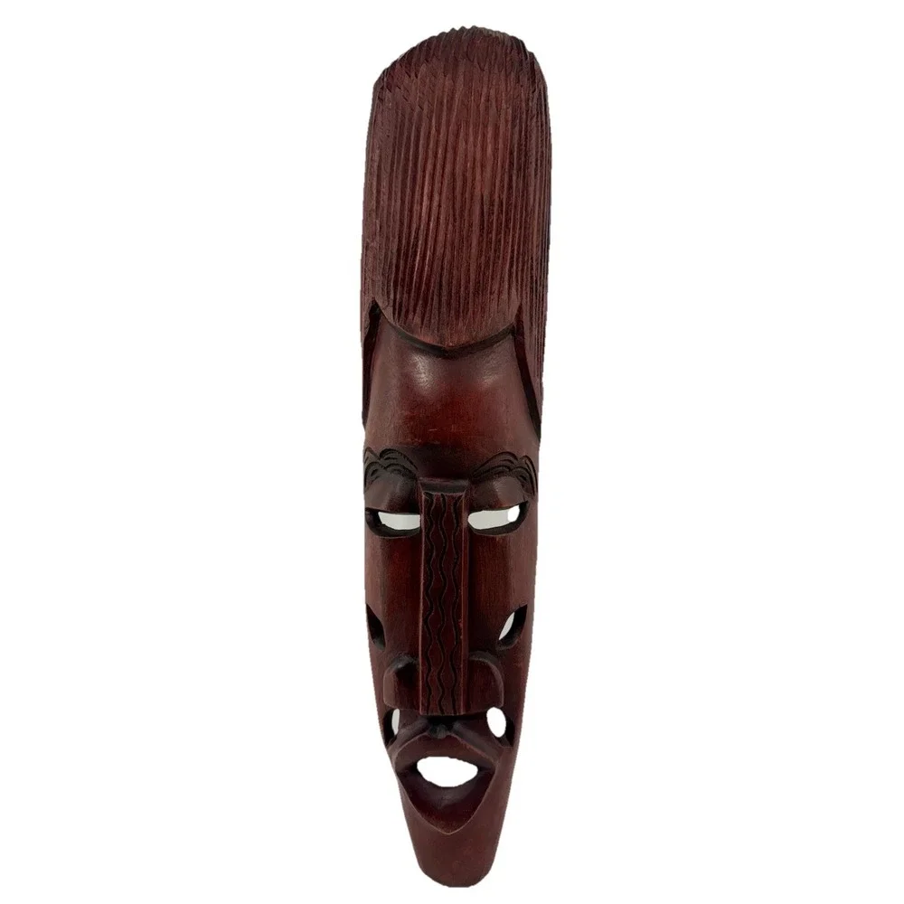Hand‎ Carved Wood Tiki Wall Mask 21